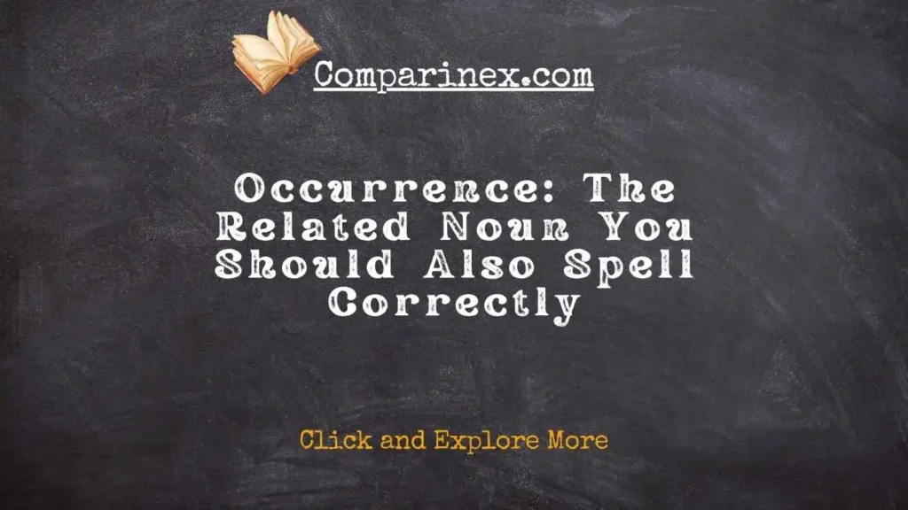 Occurring or occuring