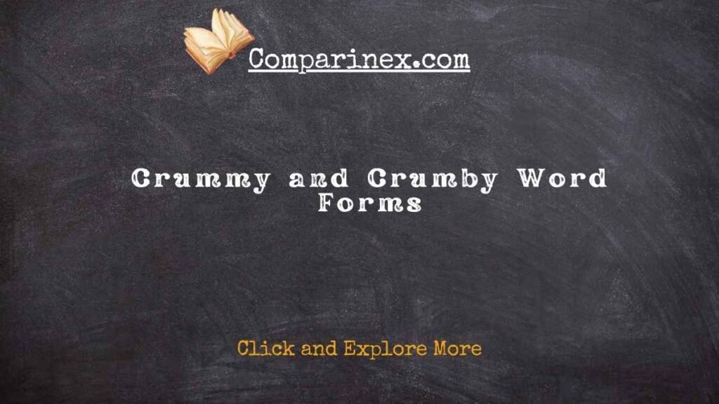 Crummy or Crumby
