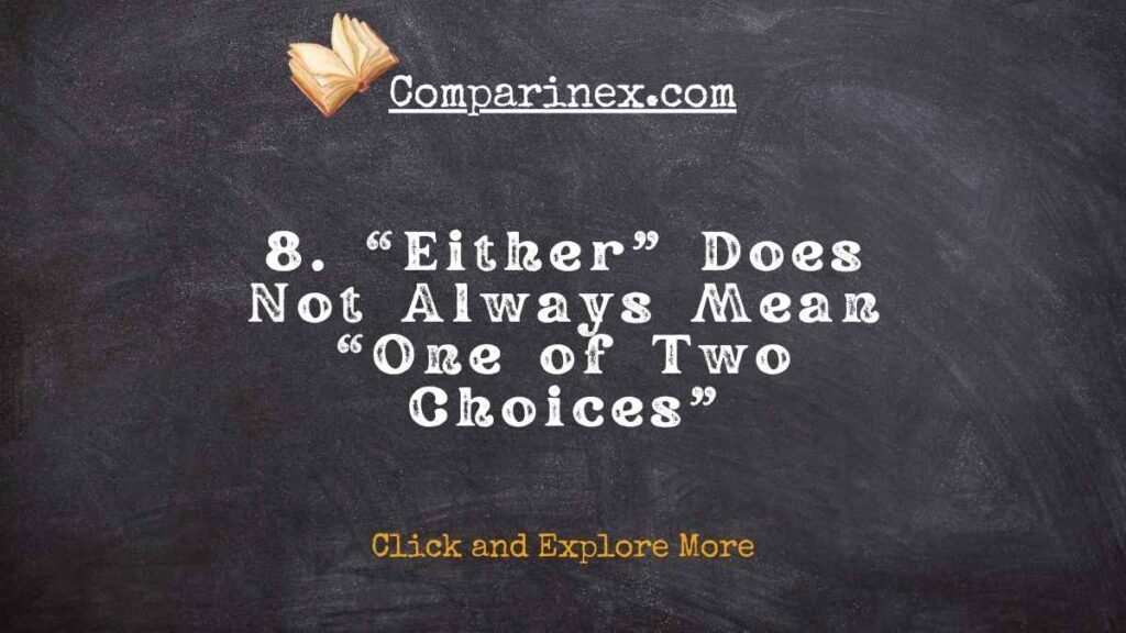 Either or neither