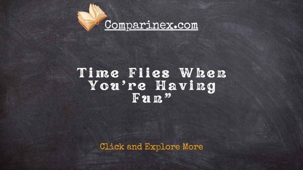 Time flies or time flys