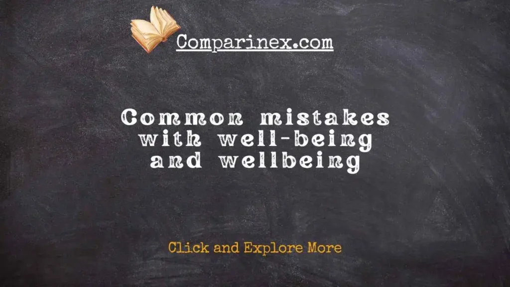 Well-being or wellbeing
