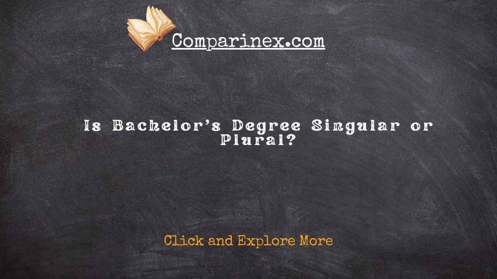 Bachelors degree or bachelors degree