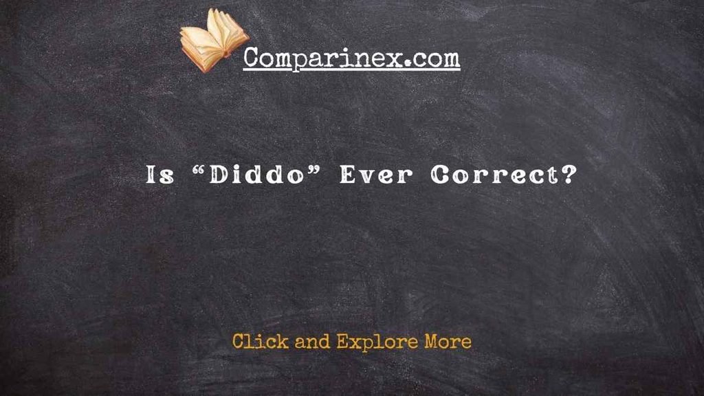 Diddo or Ditto