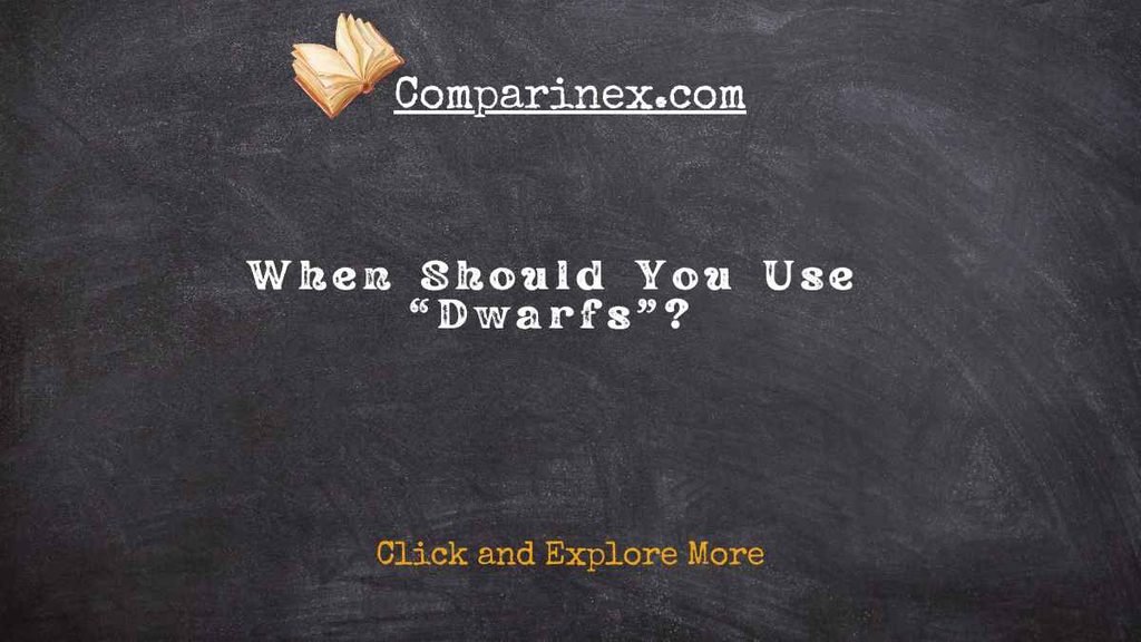 Dwarfs or Dwarves