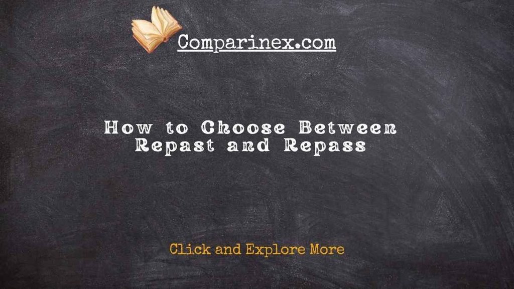 Repast or Repass