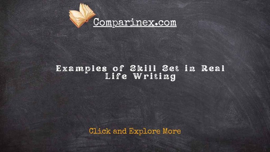 Skill set or skillset