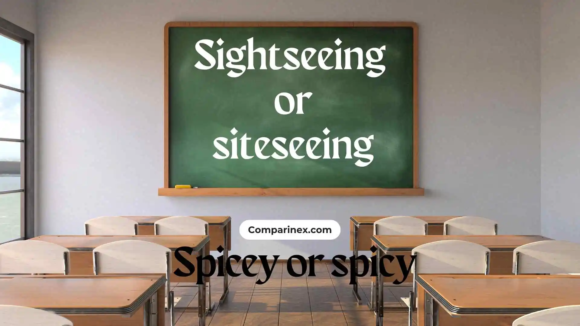 Sightseeing or siteseeing